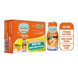 KUN - Sữa chua uống cam chai 85ml lốc 6 x48