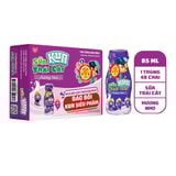 KUN - Sữa trái cây vị nho thùng 48 chai x 85ml