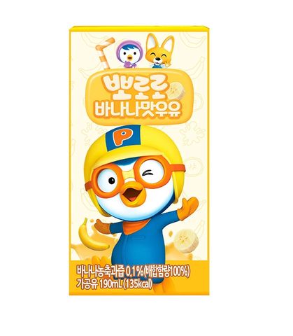 Sữa Dinh Dưỡng Pororo Yonsei vị Dâu - 190ml