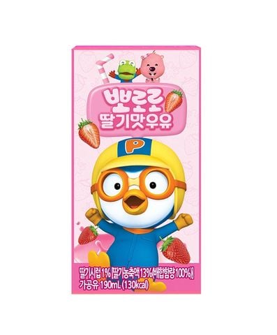 Sữa Dinh Dưỡng Pororo Yonsei vị Dâu - 190ml