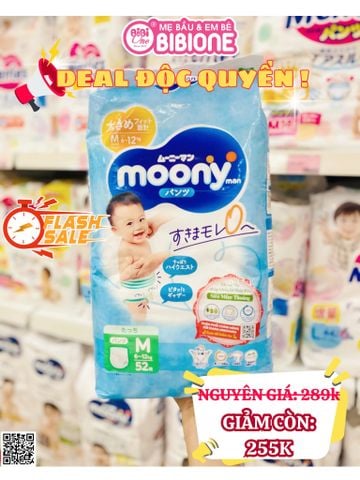 Bỉm Moony xanh - Flash Sale