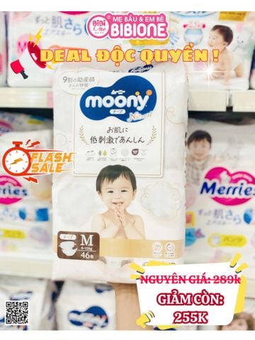 Bỉm Moony trắng - Flash Sale