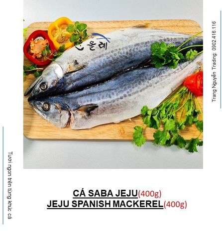  CÁ SABA JEJU 400G - JEJU SPANISH MACKERE 400G 