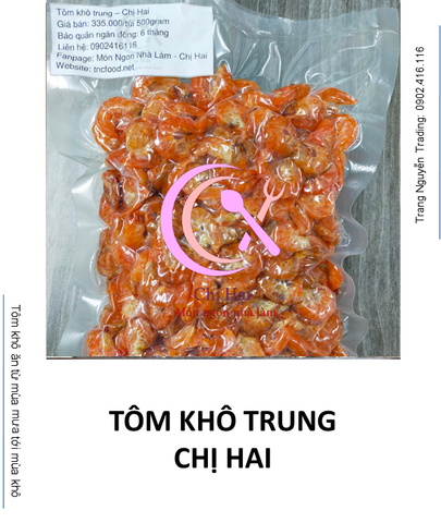  TÔM KHÔ TRUNG CHỊ HAI 