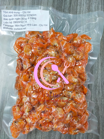  TÔM KHÔ TRUNG CHỊ HAI 