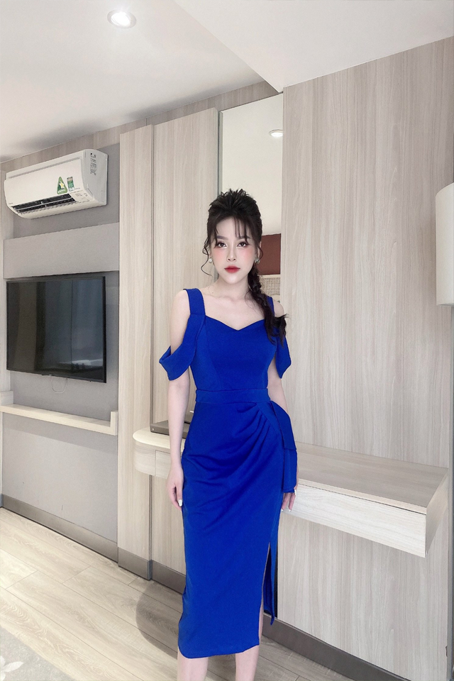 Đầm Rớt Vai  D2119