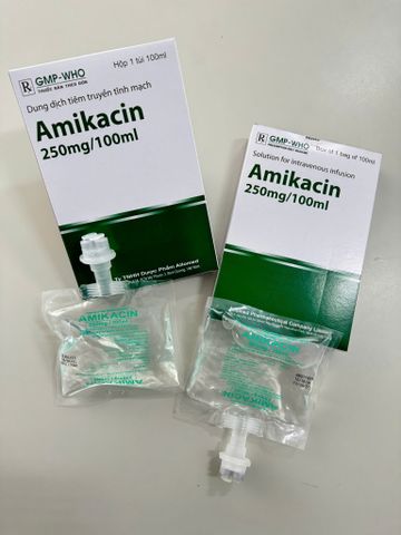  DUNG DỊCH TIÊM TRUYỀN TĨNH MẠCH BIOMITASE AMIKACIN 250MG/100ML 