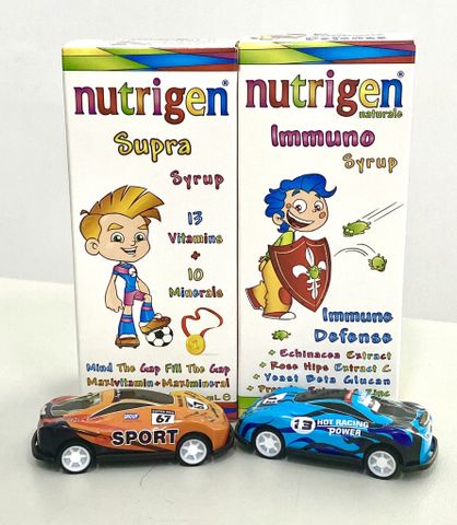  COMBO NUTRIGEN SUPRA VÀ IMMUNO TẶNG 2 XE Ô TÔ MINI 