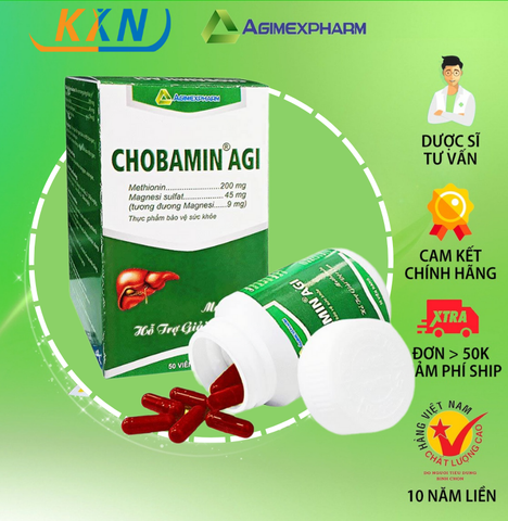  CHOBAMIN AGI - HỖ TRỢ BẢO VỆ GAN, TĂNG CƯỜNG CHỨ C NĂNG GAN 