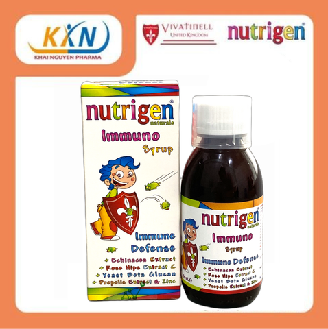  Nutrigen Naturale Immuno - Siro trẻ em - Bổ sung dinh dưỡng tăng sức đề kháng 