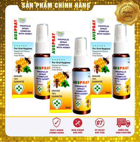  AUSPRAY PROPOLIS SPRAY COMPLEX WITH HONEY 