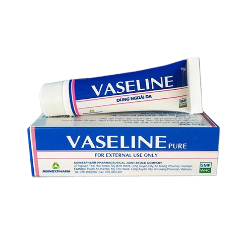  Tuýp dưỡng ẩm Vaseline 10g (Agimexpharm) hộp 1 tuýp 10g 