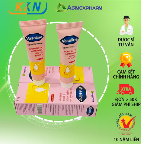  KEM VASALINE Giúp làm dịu da, làm mềm da và giảm khô các vùng da khô nứt hoặc bị kích ứng 