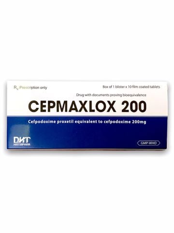  CEPMAXLOX 200 (Cefpodoxim 200mg) 