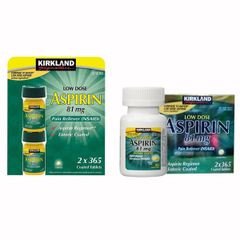 Viên uống giảm đau Low Dose Aspirin Kirkland 2 x 365 viên