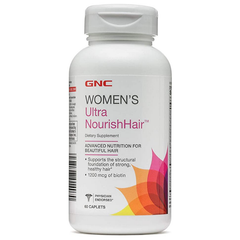 Women's Ultra Nourish Hair GNC 1200 mcg, 120 viên hỗ trợ tóc, móng chắc khỏe