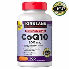 Viên uống CoQ10 300mg Kirkland 100 viên hỗ trợ tim mạch