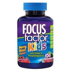 Factor Kids Focus 150 viên kẹo phát triển trí não cho bé