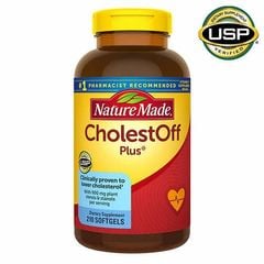 Cholestoff Plus 450mg Nature Made 200 viên giảm cholesterol