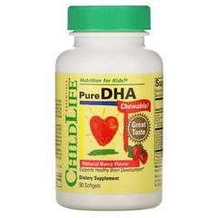Viên uống Pure DHA Childlife 90 viên bổ sung DHA phát triển trí não