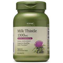 Viên uống Milk Thistle 1300mg GNC 60 viên hỗ trợ bổ gan