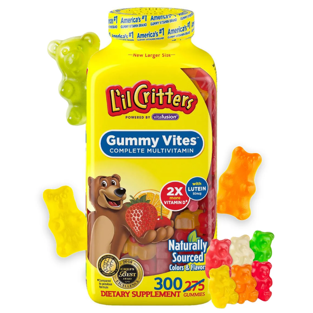 Kẹo dẻo Gummy Vites L'il Critters 300 viên bổ sung Vitamin cho bé –  VitaminVN