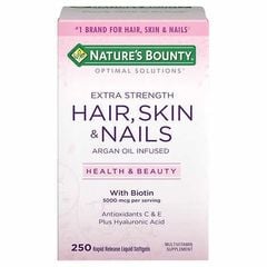 Hair Skin and Nails Nature's Bounty, 250 viên Vitamin làm đẹp da, tóc, móng của Mỹ