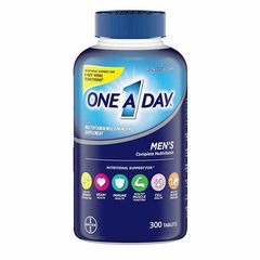 Viên bổ sung Vitamin One A Day Men's Multivitamin Health Formula Bayer 300 viên cho nam dưới 50 tuổi