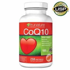 CoQ10 100 mg Trunature 250 viên bổ tim mạch