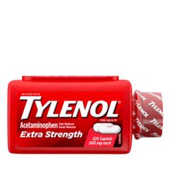 Tylenol Acetaminophen Extra Strength 500mg 325v Viên uống giảm đau hạ sốt