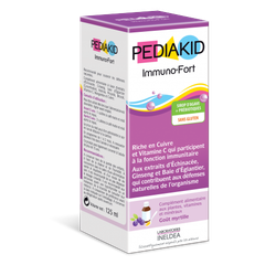 Pediakid Immuno-Fort INELDEA 125ml tăng cường hệ miễn dịch cho bé