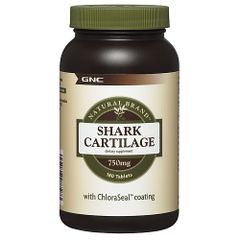 Natural Brand Shark Cartilage GNC 750mg 180 viên giúp tái tạo sụn khớp