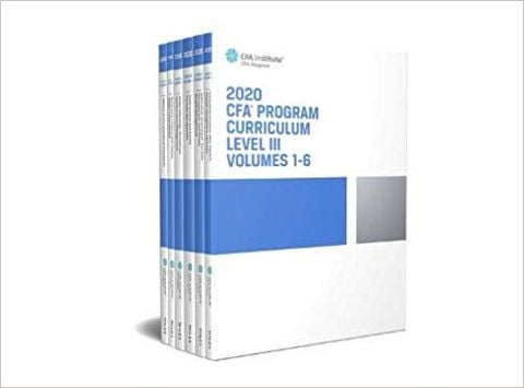 CFA Program Curriculum 2020 Level III, Volumes 1 - 6, 1st Edition