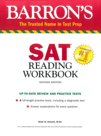 Barron's SAT Reading Workbook, 2nd Edition