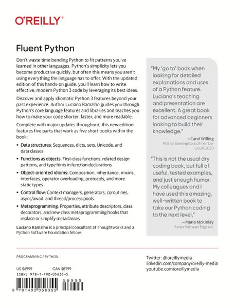 Fluent Python: Clear, Concise, and Effective Programming – E-books Max30