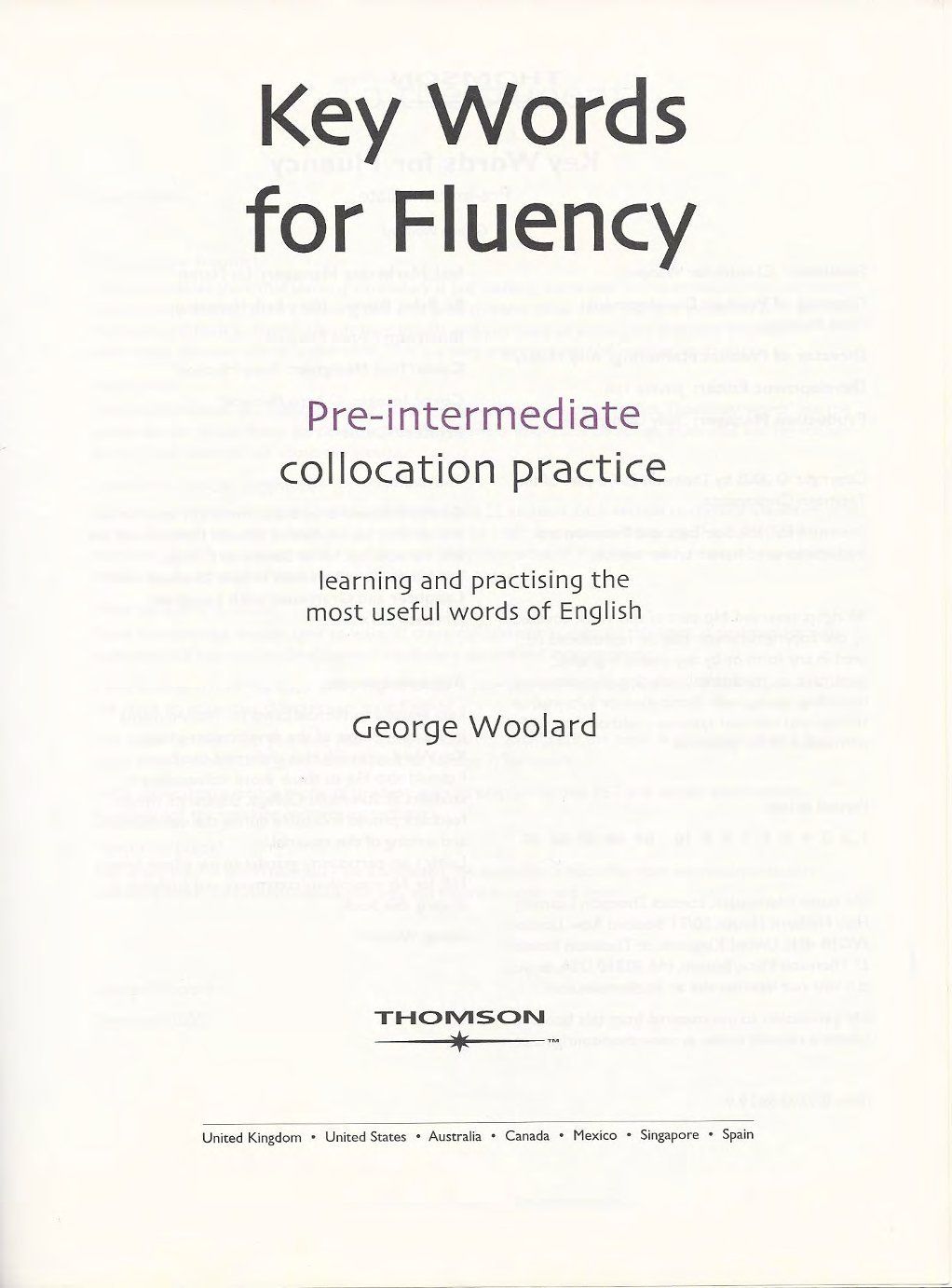 Key Words for Fluency PreIntermediate Ebooks Max30