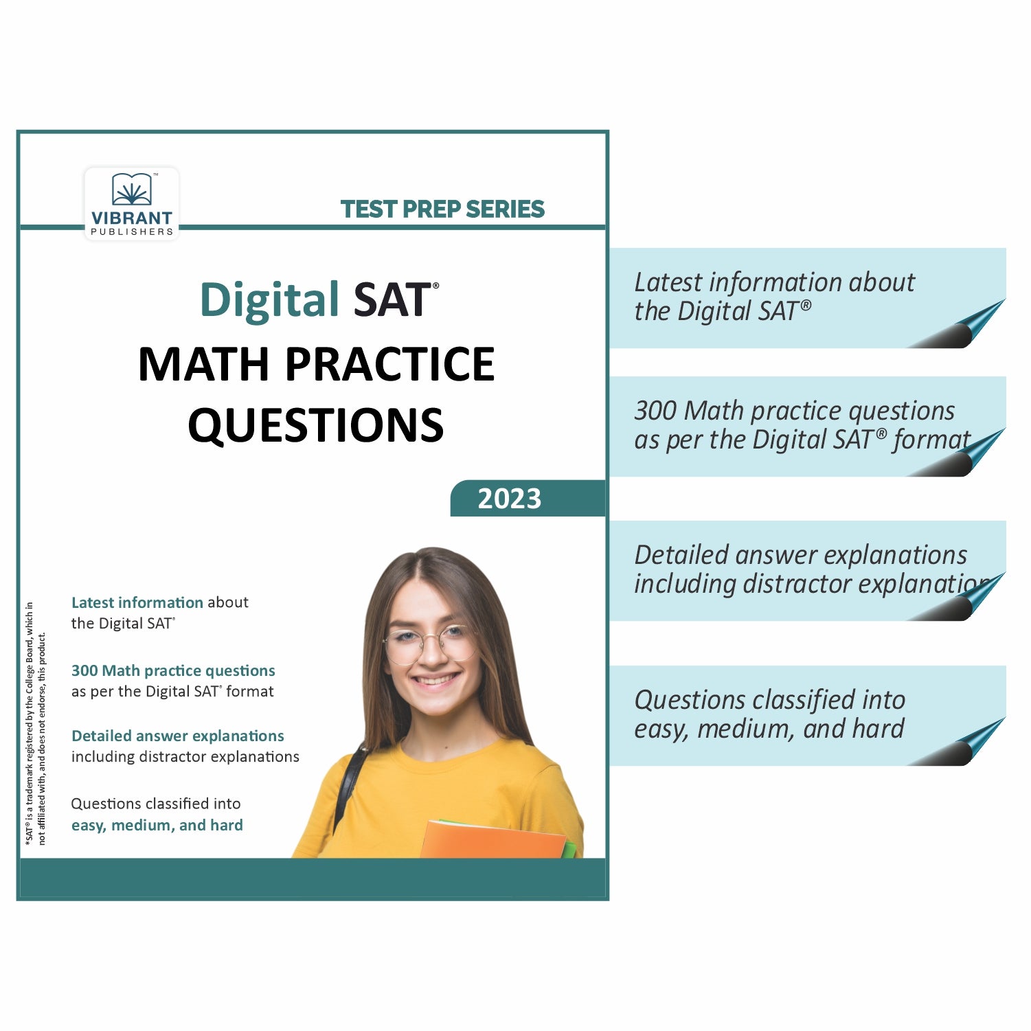 Combo 3 books: Digital SAT Crash Course – E-books Max30