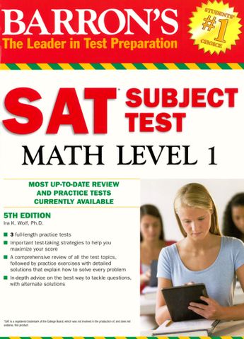 Barron's SAT Subject Test Math Level 1, 5th Edition