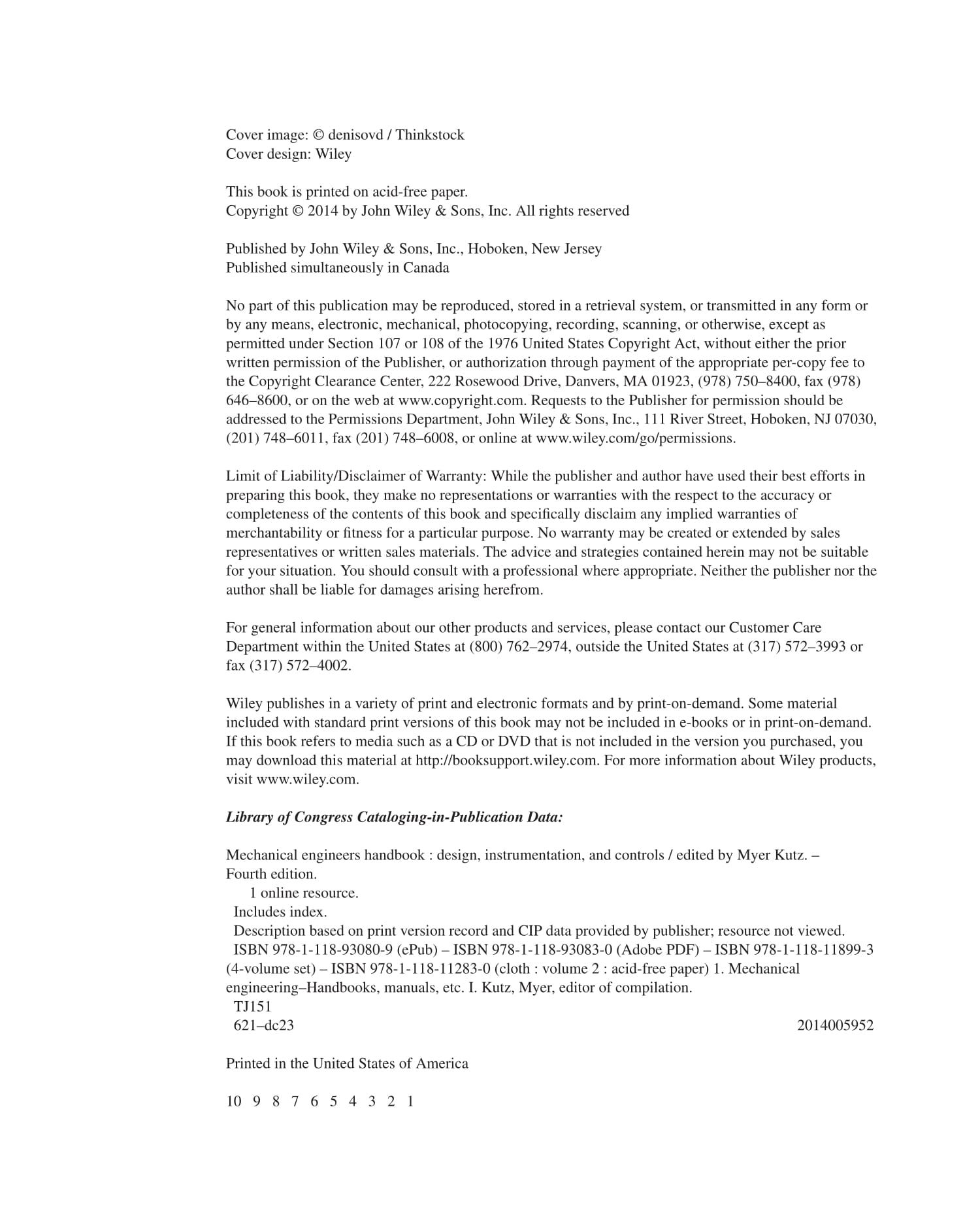 Mechanical Engineers' Handbook, Volume 2 Design, Instrumentation, and