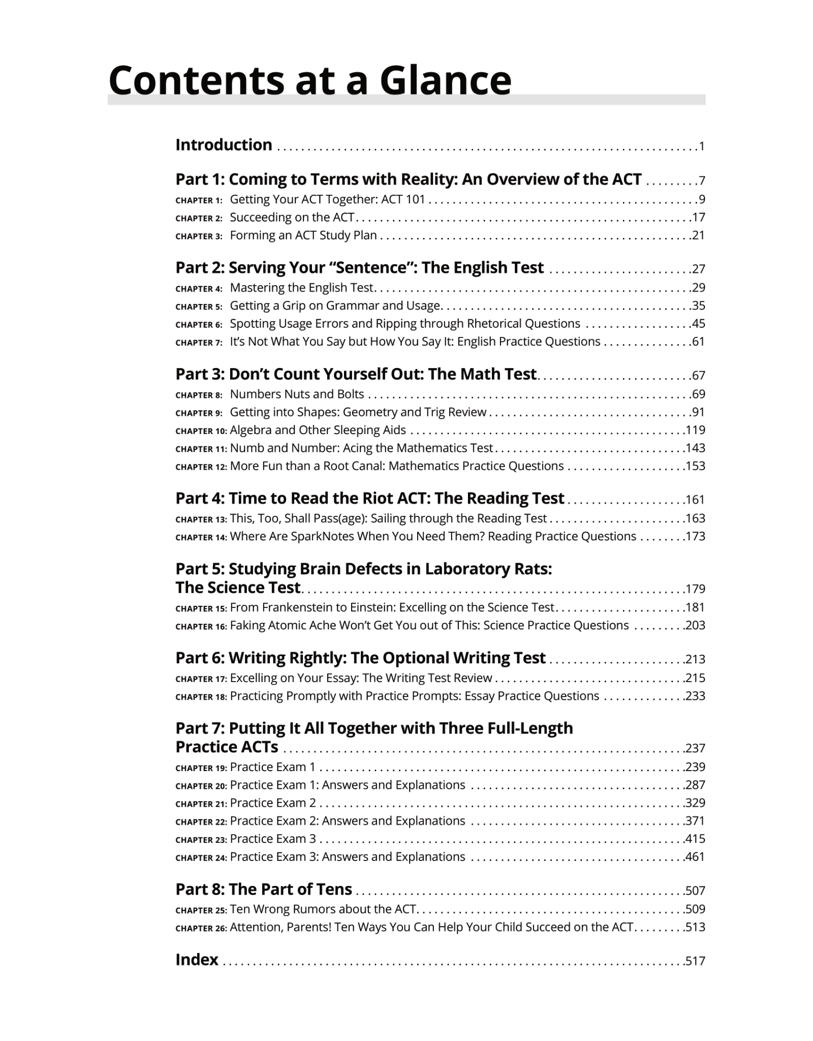 ACT Prep 2024 For Dummies Ebooks Max30