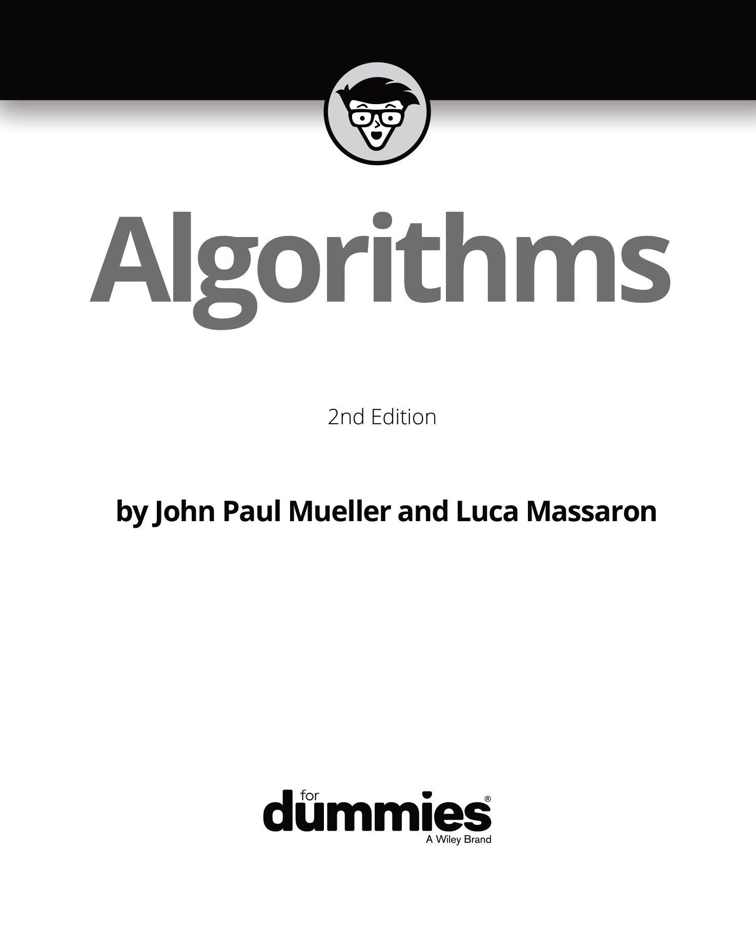 Algorithms for dummies 2nd edition e books max30