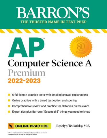 AP Computer Science A Premium, 2022-2023 (mục lục không có số trang)