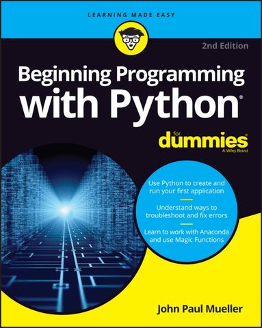 Beginning Programming with Python For Dummies