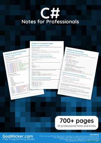 C# Notes for Professionals