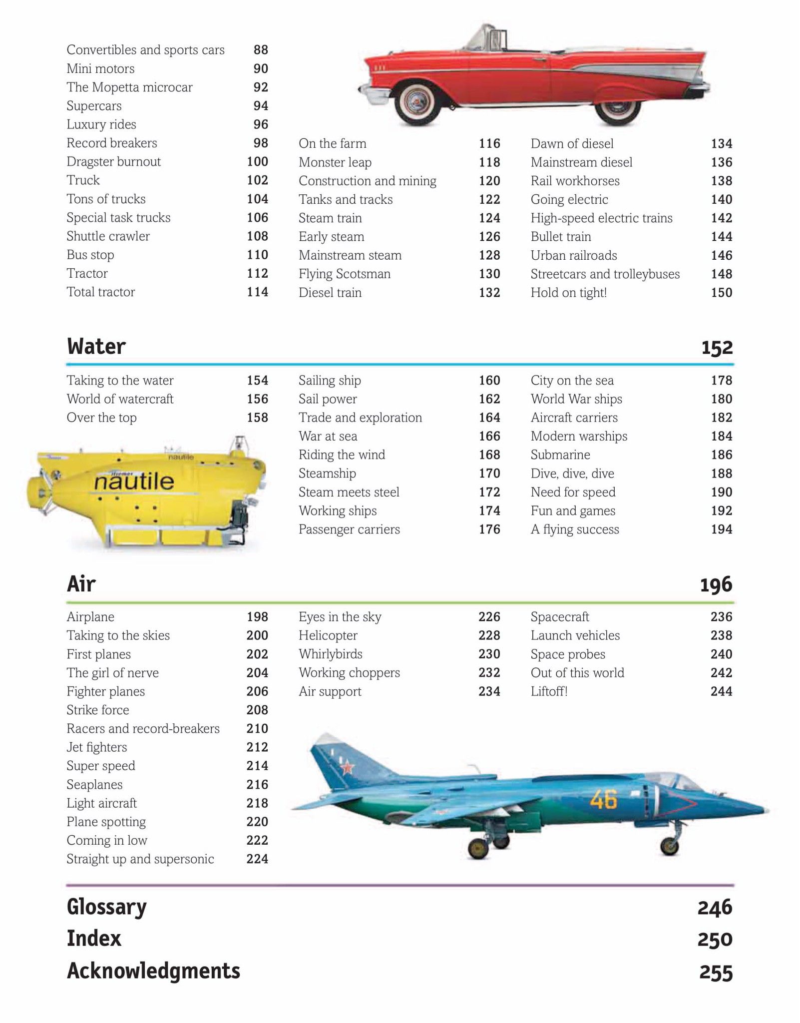 Cars, Trains, Ships, and Planes A Visual Encyclopedia of Every Vehicl