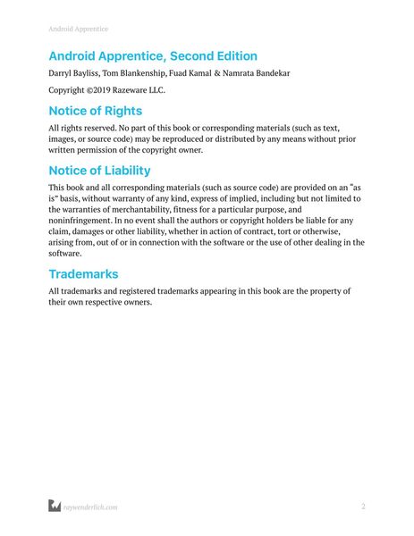 Android Apprentice: Beginning Android Development with Kotlin, Second ...